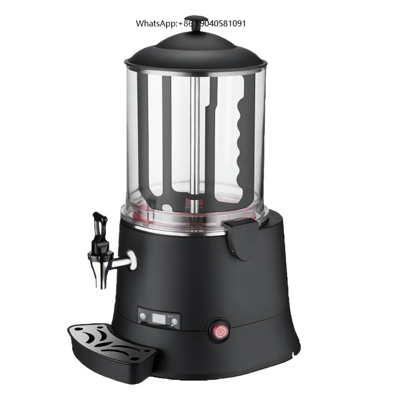 Coffee Tea With Milk - 新発売の業務用全自動チョコレートホットメルトマシン。ミルククリームメーカーとティーボイラーを搭載し、紅茶やコーヒーに最適。ブラック。