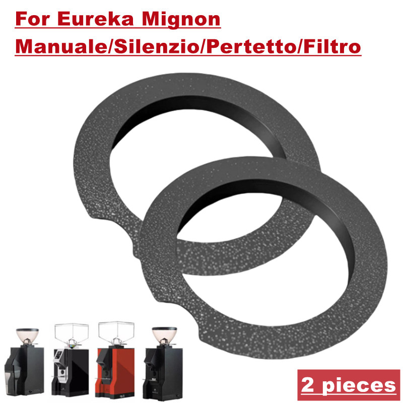 Burr Hand Grinder - 2 個の詰まり防止リング Eureka Mignon Manuale/Silenzio/Pertetto/Filtro コーヒー豆グラインダーバー