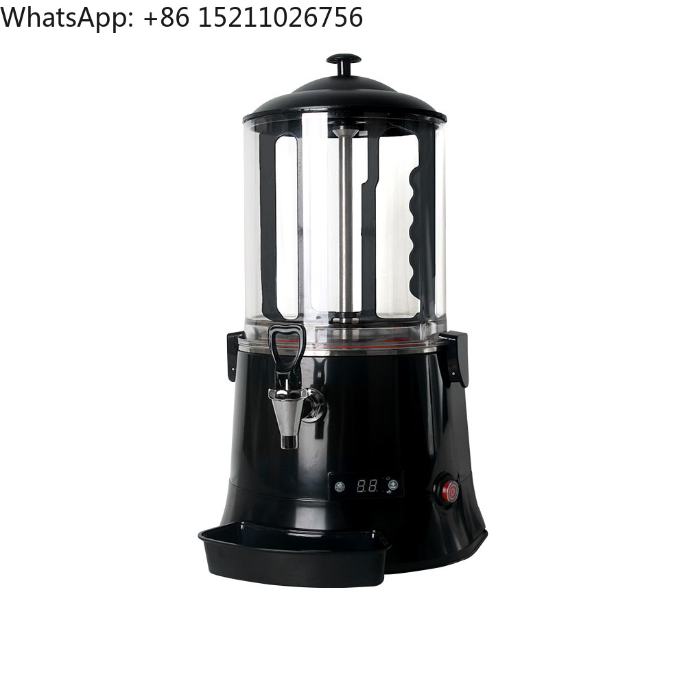 Coffee Tea With Milk - 業務用ホットチョコレートディスペンサー 10L 110V-240V 電気チョコレートミキサー コーヒー、ミルク、ワイン、お茶用ディスペンサー ブラック