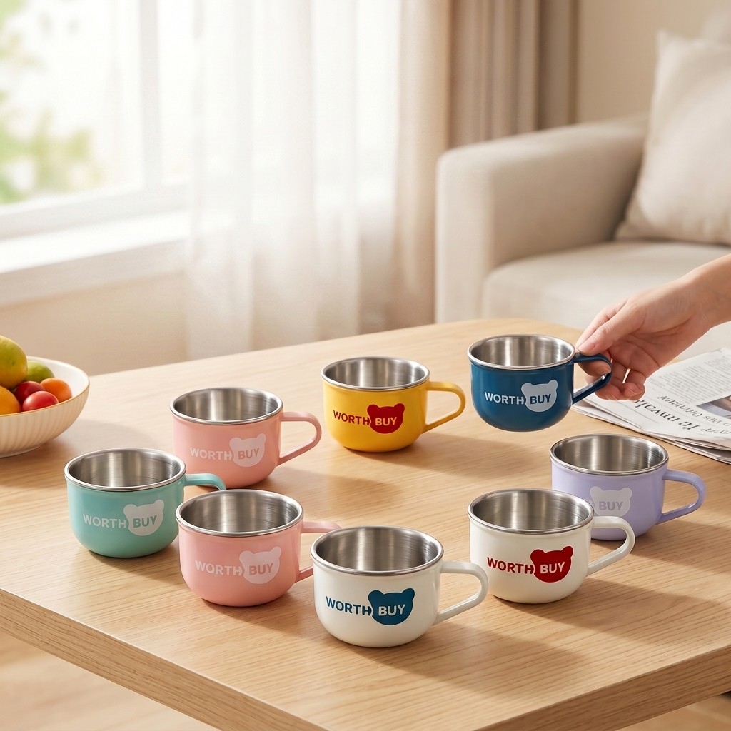 Xbloom Coffee Tea - かわいいコーヒーマグ 304ステンレス製 エスプレッソカップ 防熱ミニポータブルティーミルクマグ 壊れないドリンクウェア 食洗機対応