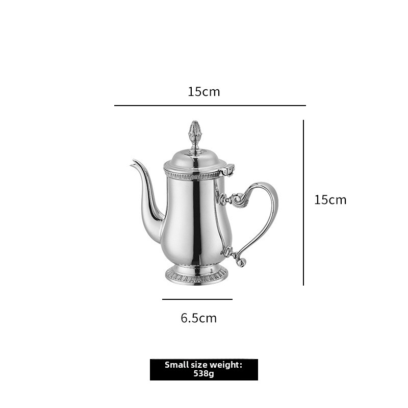 北欧ステンレス製アフタヌーンティーコーヒーセット、軽贅沢ティ - Coffee Tea With Milk のレビューと価格