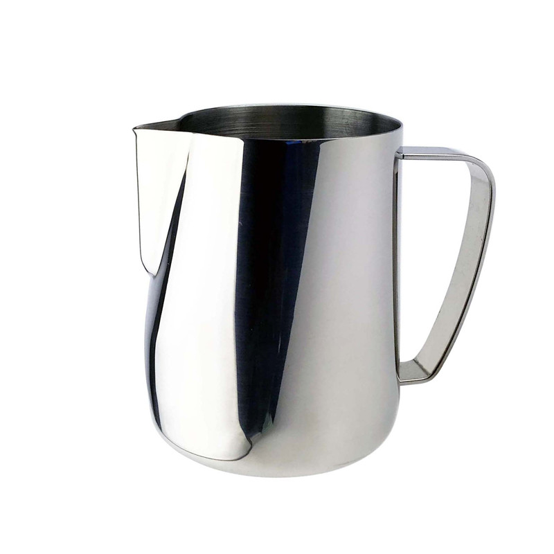 ステンレス製フラットトコーヒーミルクジャグ泡立てピッチャープ - Barista Milk Jug のレビューと価格