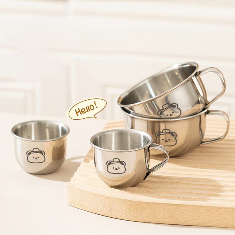 80/200/400mlの子供用ウォーターカップ。クマのデザ - Coffee Tea With Milk のレビューと価格