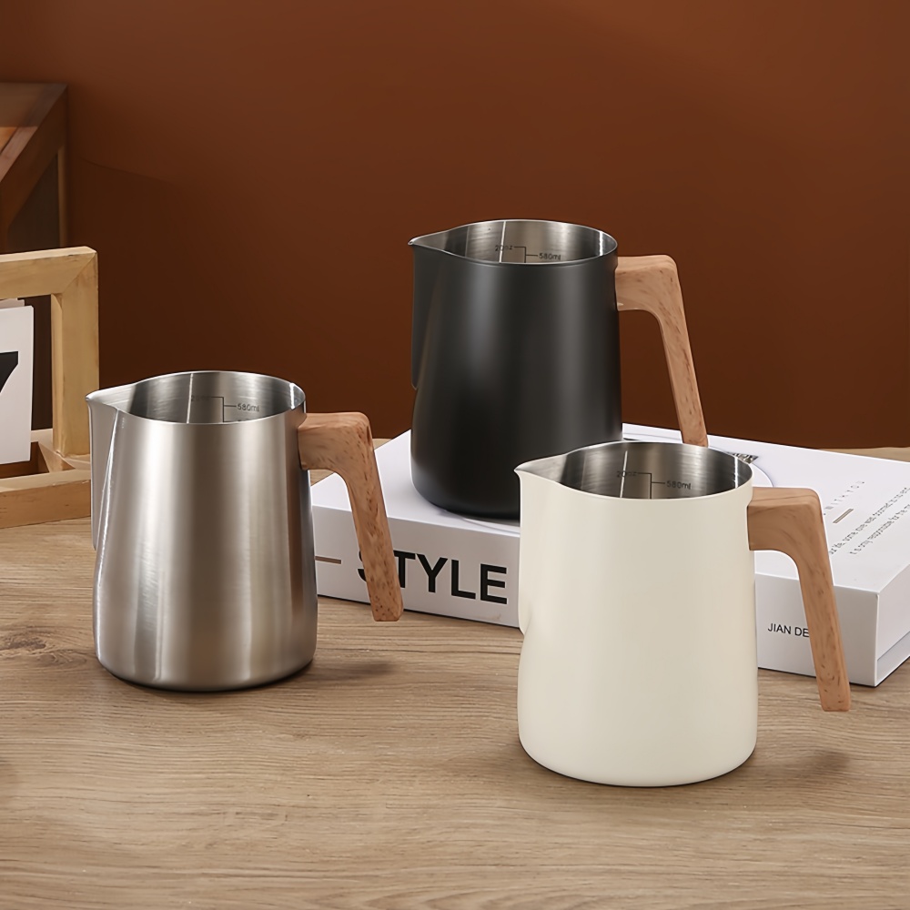 コーヒーミルク泡立てピッチャージャグ 304 ステンレス鋼精 - Barista Milk Jug のレビューと価格