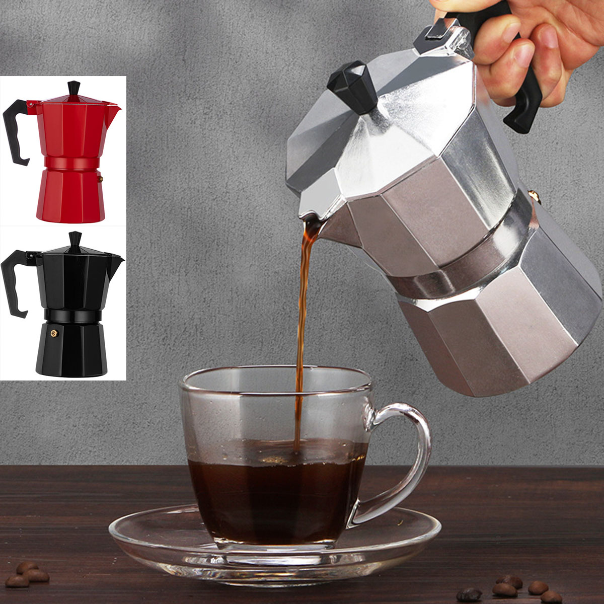 コーヒーメーカーポットアルミモカエスプレッソパーコレーターポ - Moka Pot Stove のレビューと価格