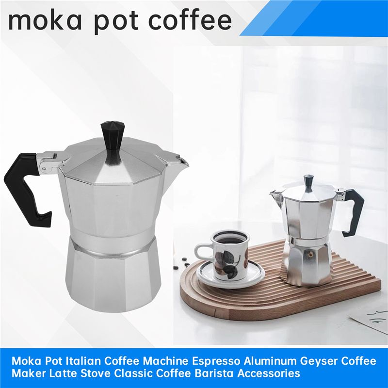 A92P モカポット イタリアンコーヒーメーカー エスプレッ - Moka Pot Stove のレビューと価格
