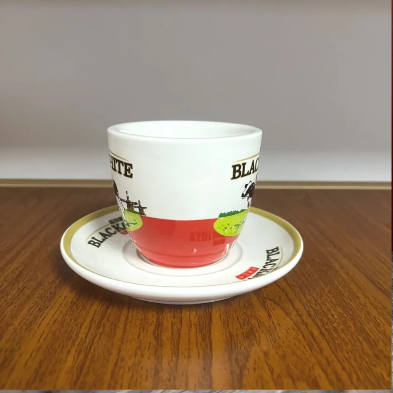 高品質白黒セラミックコーヒーカップセット香港風喫茶店ミルクテ - Xbloom Coffee Tea のレビューと価格