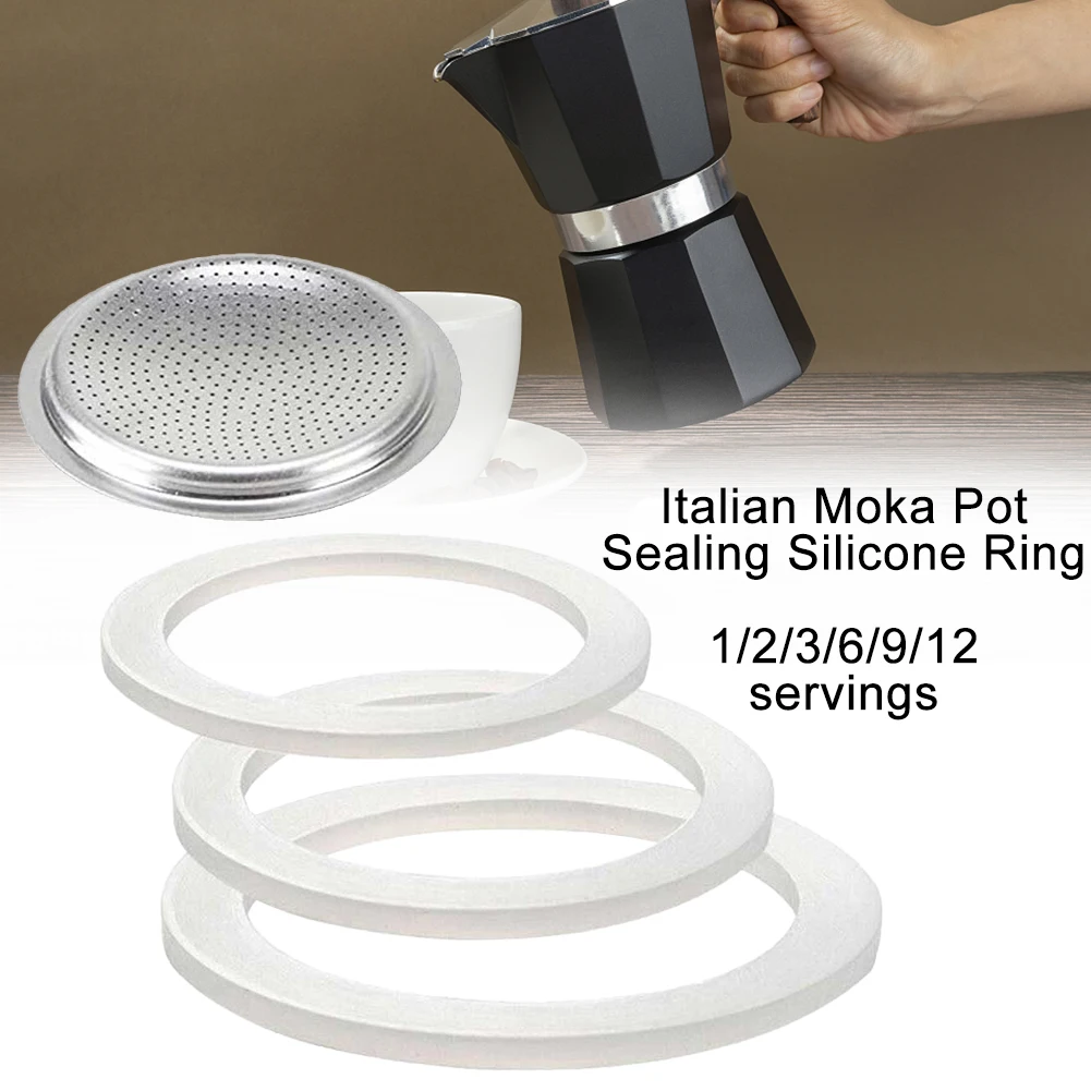 1 セット高温耐性シリコーンゴムガスケットシールモカポットエ - Moka Pot Stove のレビューと価格