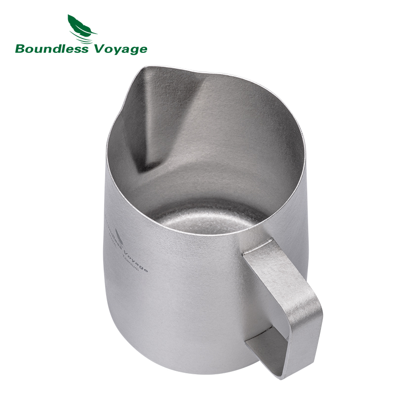 Boundless Voyage チタンミルク泡立て器カップ - Barista Milk Jug のレビューと価格