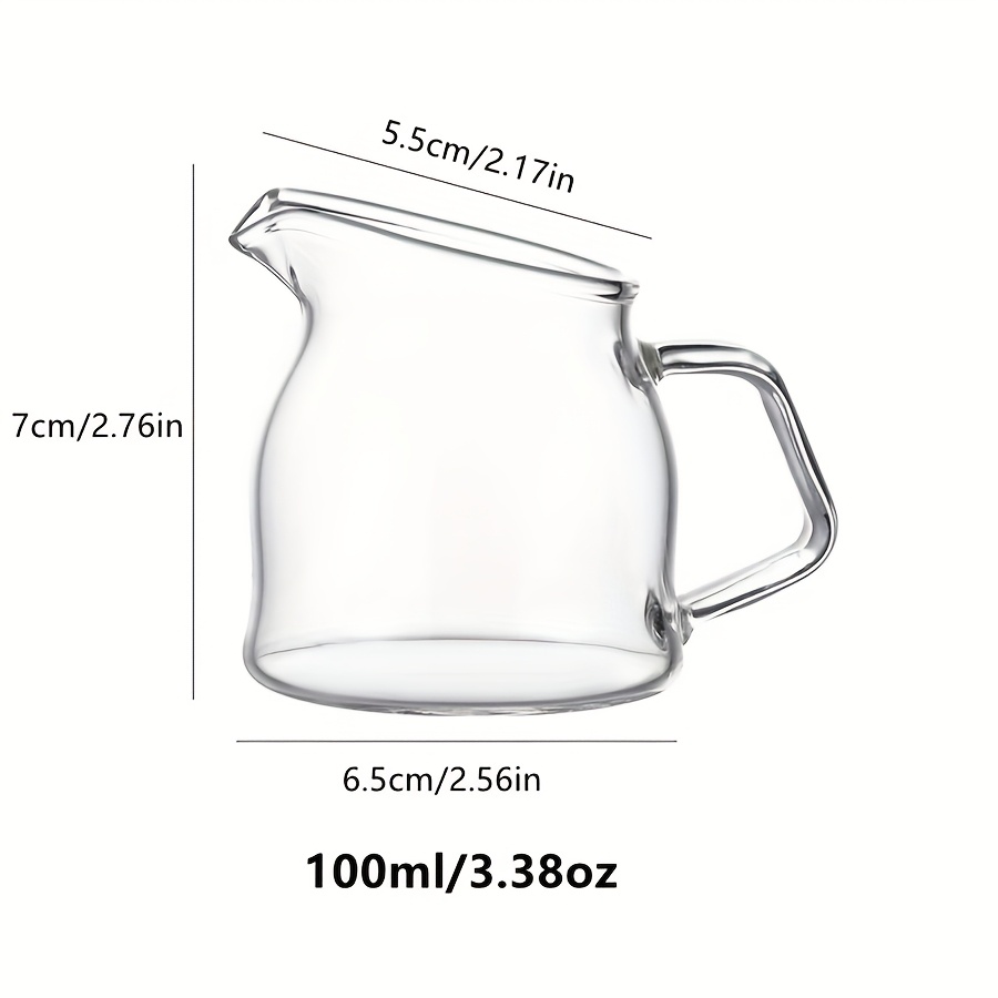 2個ミニガラスエスプレッソカップクリーマーピッチャー、ハンド - Barista Milk Jug のレビューと価格
