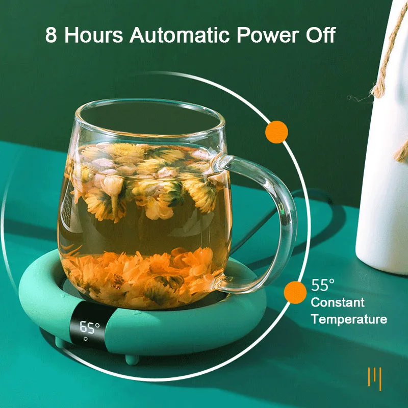 新しいコーヒーマグウォーマー電気加熱コースターホームオフィス - Xbloom Coffee Tea のレビューと価格