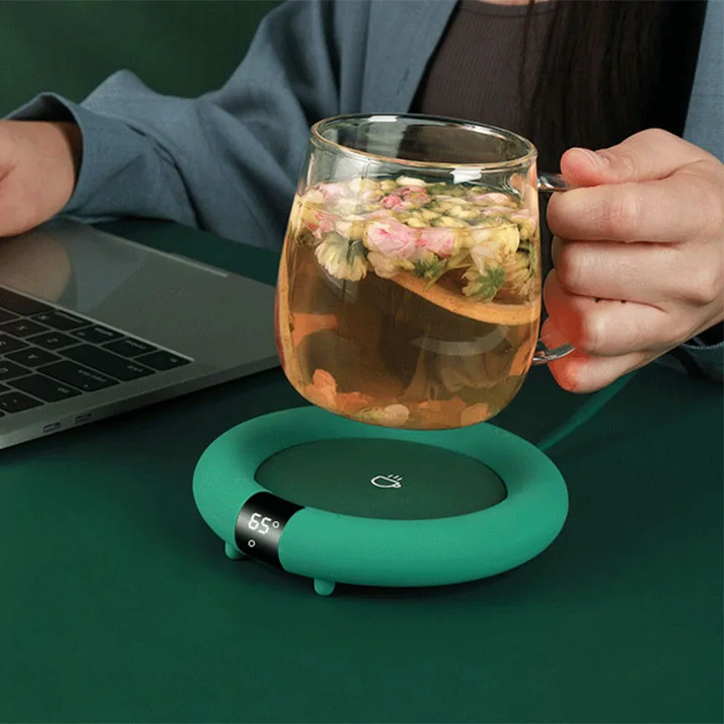 新しいコーヒーマグウォーマー電気加熱コースターホームオフィス - Xbloom Coffee Tea のレビューと価格