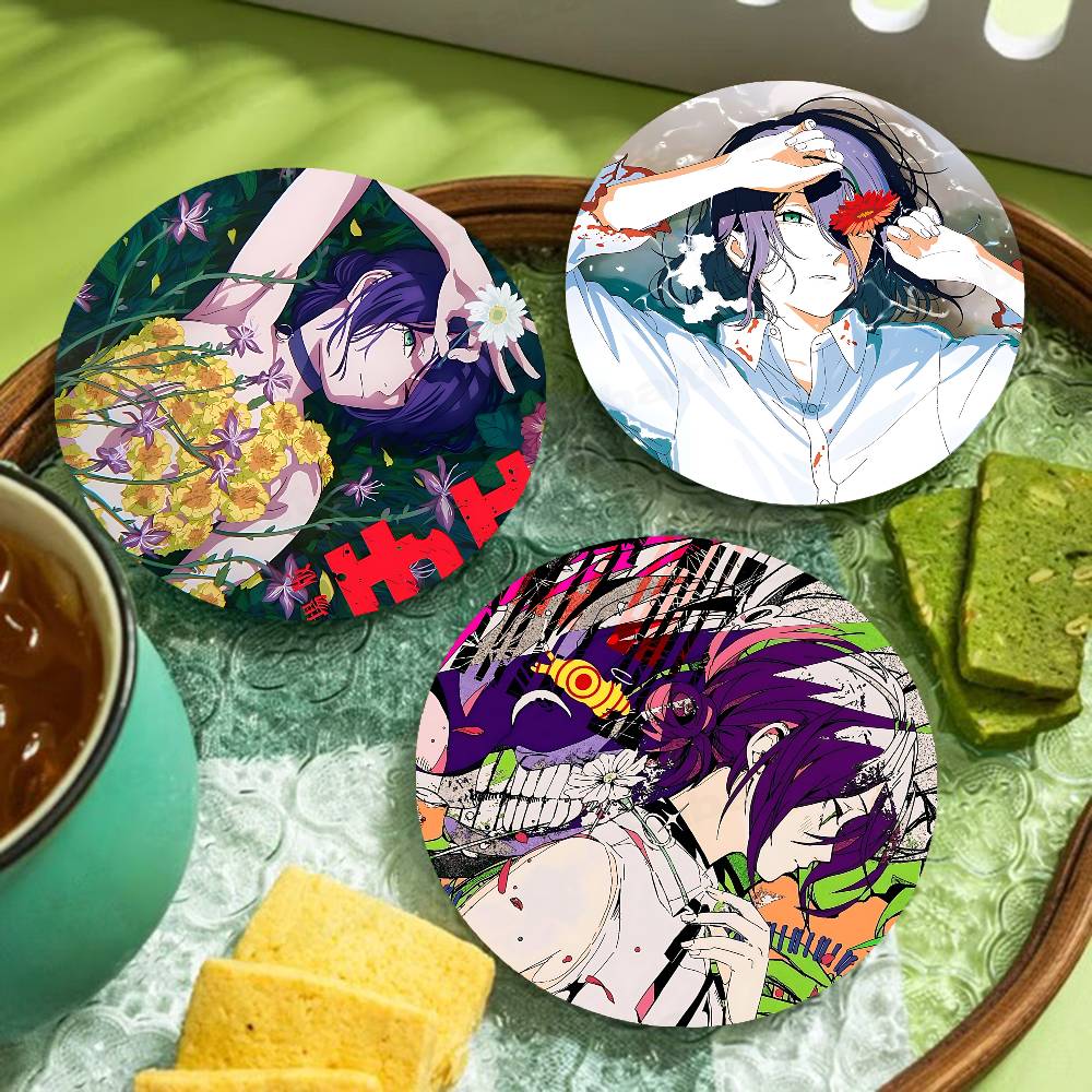 チェンソーマン ザ・ムービー レゼ編 木製コースターセット  - Coffee Tea And Sugar Set のレビューと価格