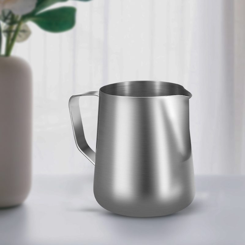 コーヒーミルク泡立てピッチャーステンレス鋼エスプレッソ蒸しバ - Barista Milk Jug のレビューと価格