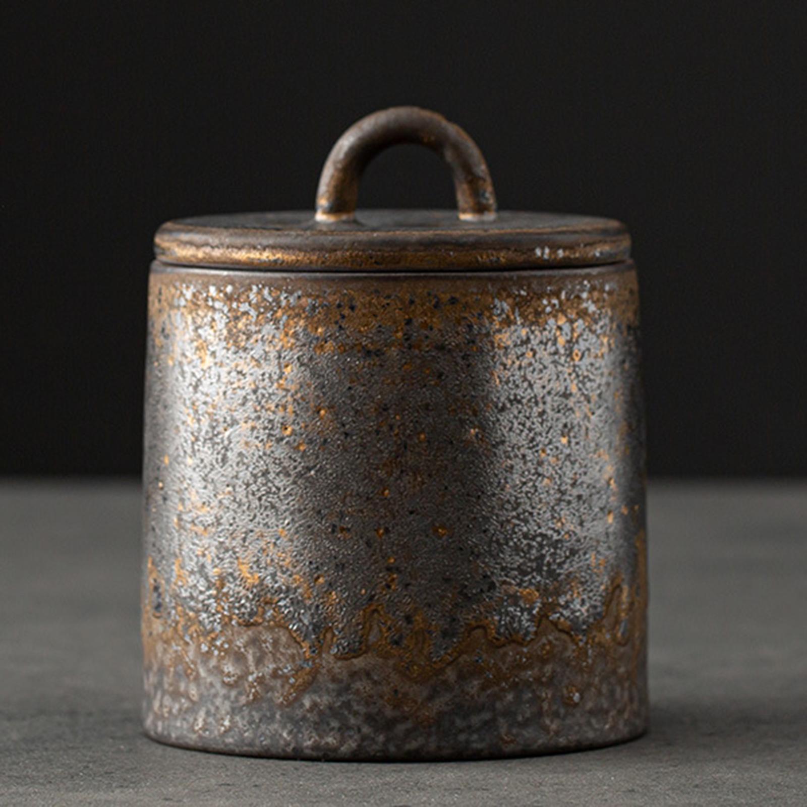 密閉蓋付きの陶器製茶筒。コーヒー豆や砂糖の保存に。磁器製の壺 - Coffee Tea Sugar のレビューと価格