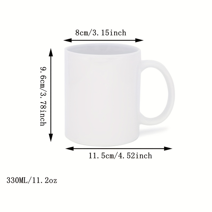 カスタムベーカーマグカップ 2Dプリント 名入れテキスト入り - Coffee Tea Name のレビューと価格