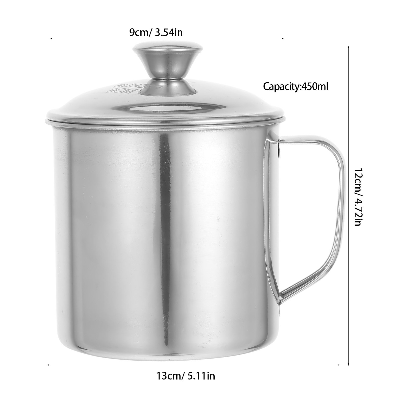 蓋付きのステンレス製カップ。繰り返し使用可能。コーヒー、お茶 - Coffee Tea & Espresso Appliances のレビューと価格