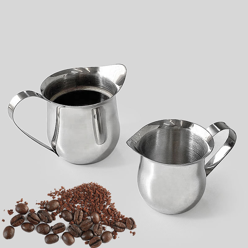 2/3/5/7オンスコーヒーミルク泡立てピッチャーカップスチ - Barista Milk Jug のレビューと価格