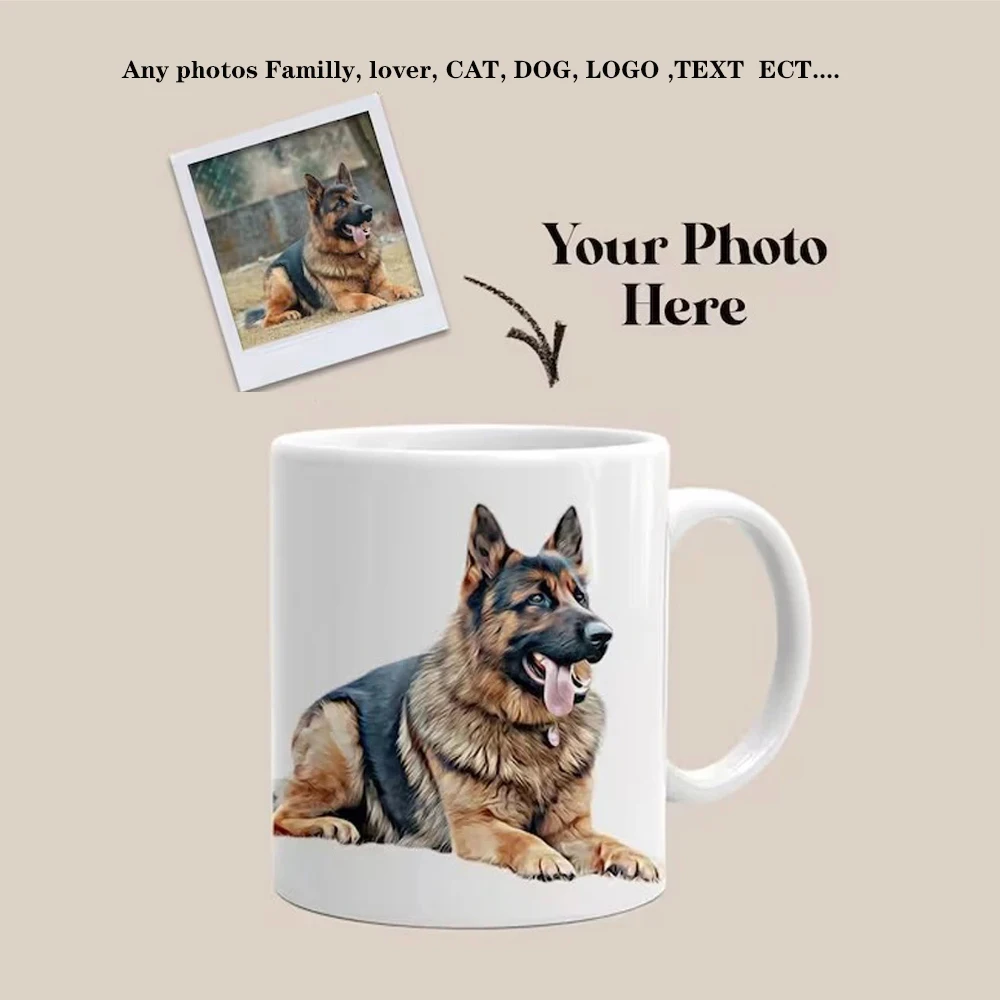 パーソナライズされた写真マグ、名前コーヒーマグ、カスタム名画 - Coffee Tea Images のレビューと価格