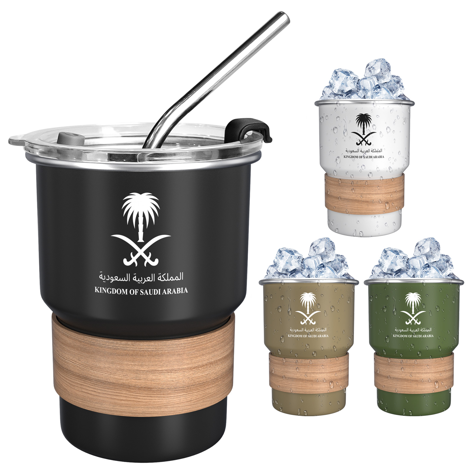 500 ミリリットルサウジアラビア国章ロゴコーヒーマグステン - Coffee Tea Name のレビューと価格