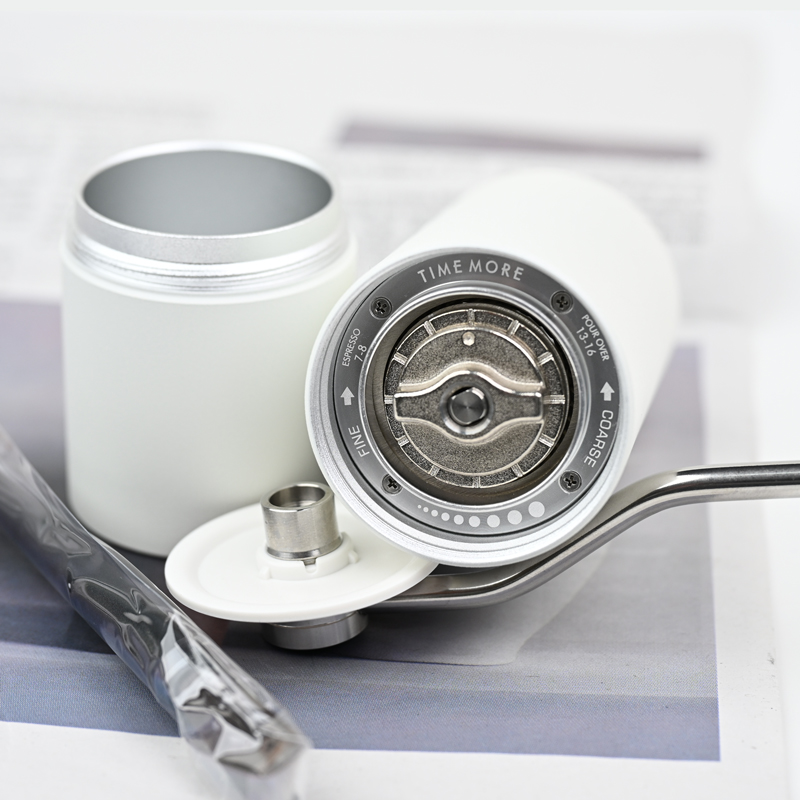 TIMEMORE-手動コーヒーグラインダー,c3,ダブルベア - Burr Hand Grinder のレビューと価格