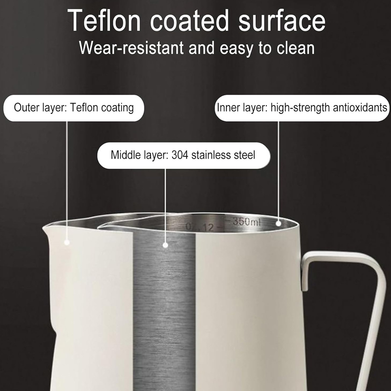 ミルクジャグ ステンレス製 計量器 ラテデコレーションアート - Barista Milk Jug のレビューと価格