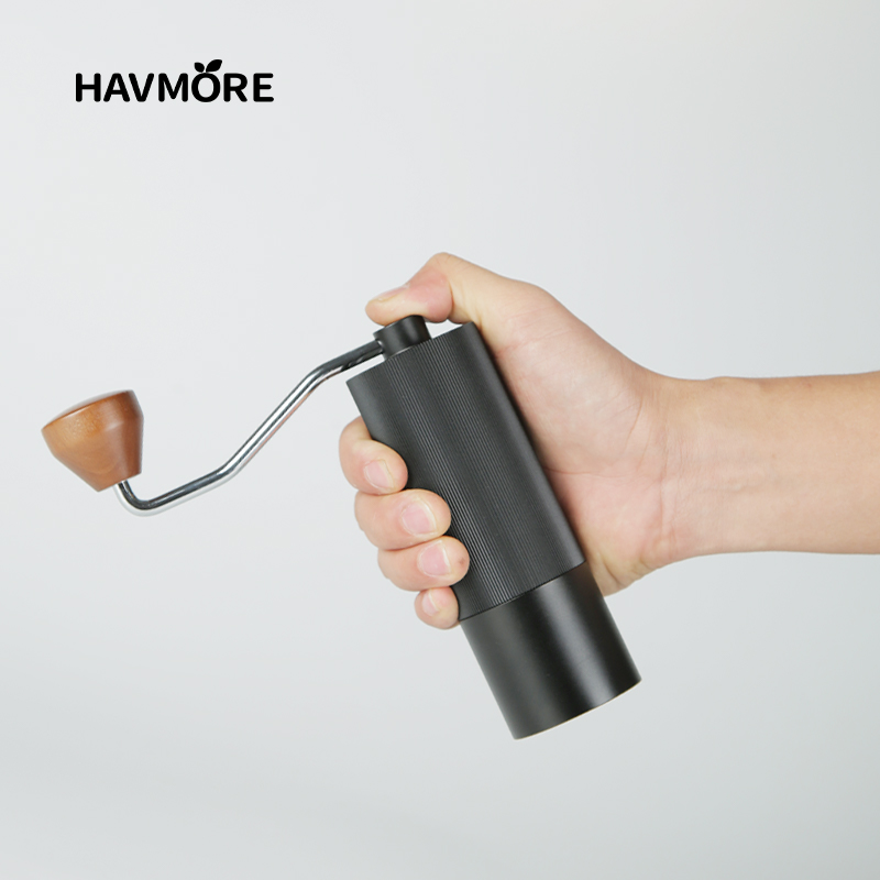 手動コーヒーグラインダー 304 ステンレス鋼バリグラインダ - Burr Hand Grinder のレビューと価格