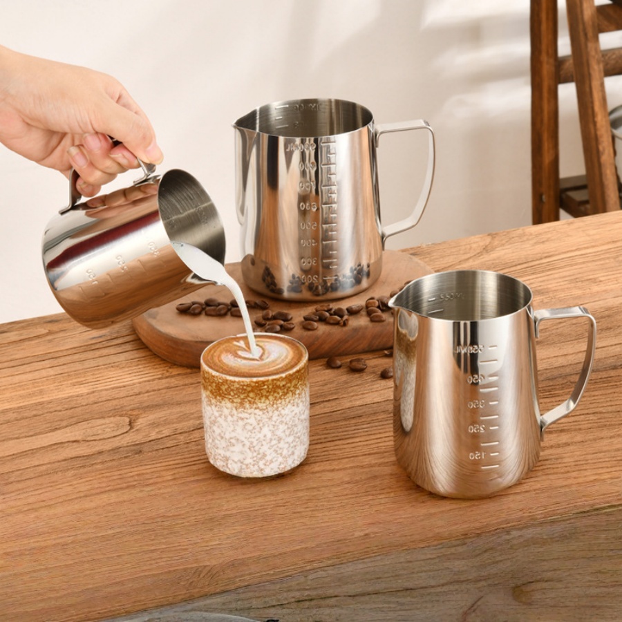 ミルク泡立てピッチャー エスプレッソスチーミングピッチャー  - Barista Milk Jug のレビューと価格