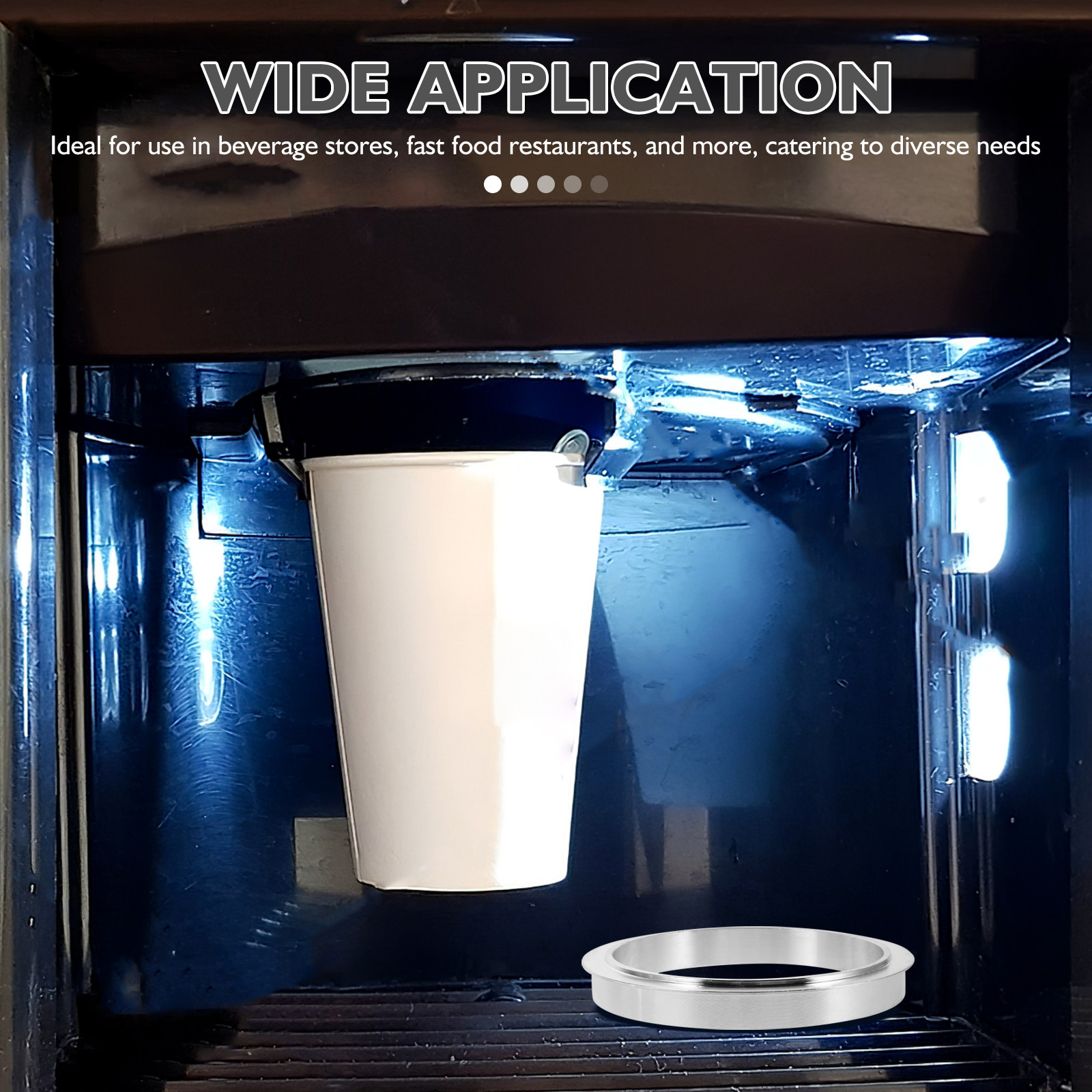 プラスチックカップ用アルミ製シーリングリング2個。サイズは9 - Coffee Tea With Milk のレビューと価格
