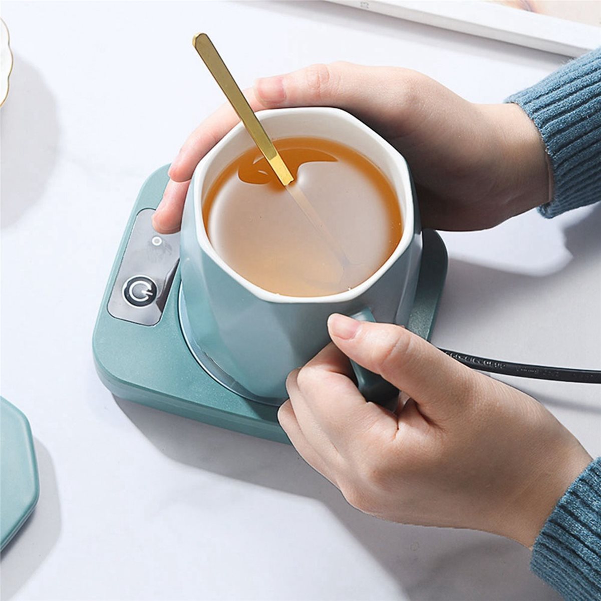 【プロモーション】マグヒーター コーヒーマグカップウォーマー - Coffee Tea With Milk のレビューと価格