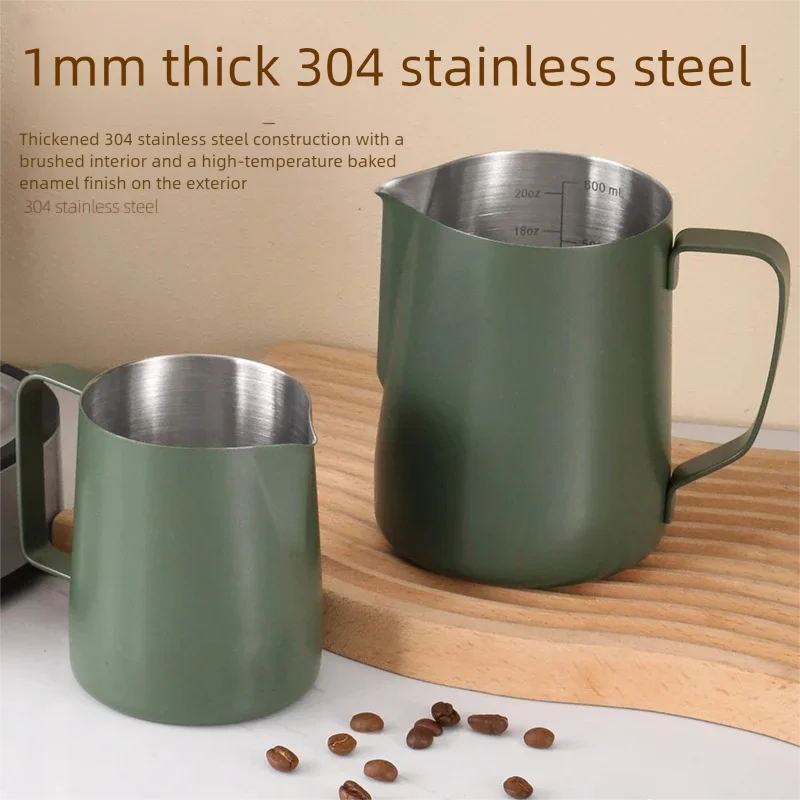 350/600ML コーヒーミルク泡立てピッチャー 304ス - Barista Milk Jug のレビューと価格