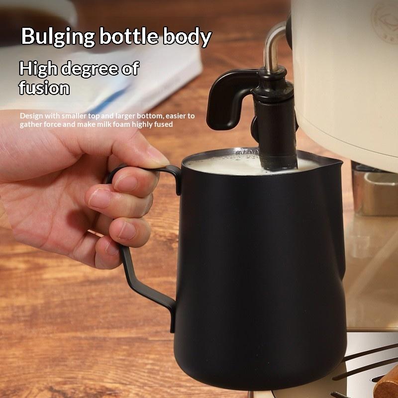 350/600MLコーヒーミルク泡立てピッチャージャグステン - Barista Milk Jug のレビューと価格