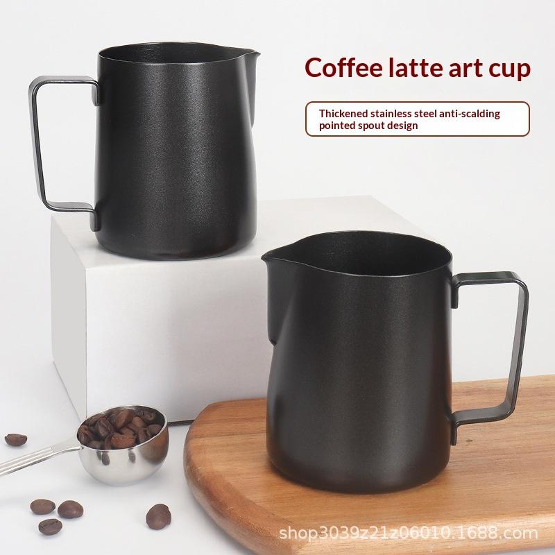 350/600MLコーヒーミルク泡立てピッチャージャグステン - Barista Milk Jug のレビューと価格