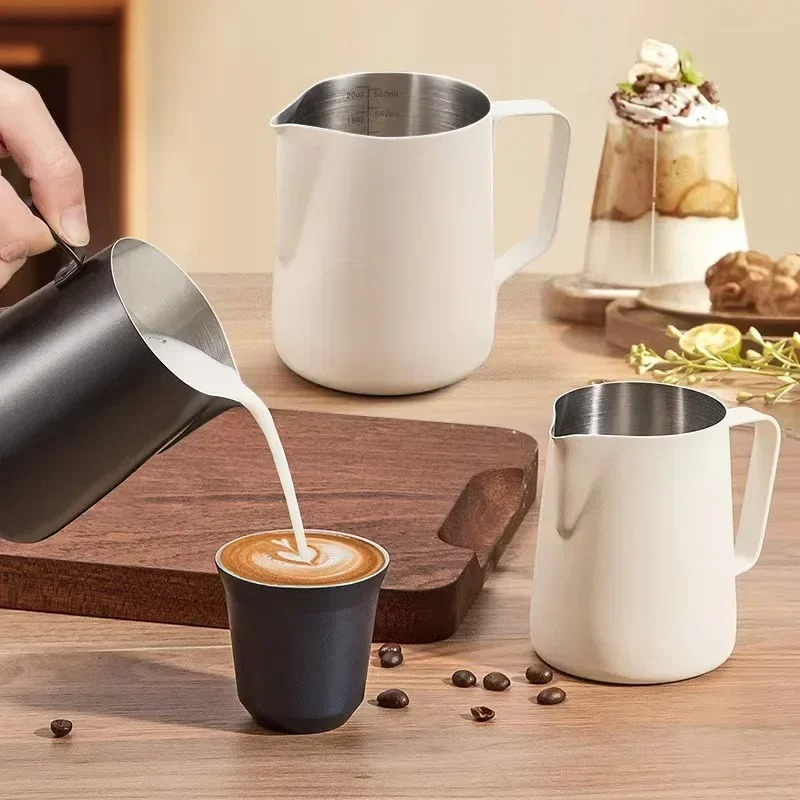 コーヒーミルク泡立てピッチャージャグ 350/600ML 3 - Barista Milk Jug のレビューと価格