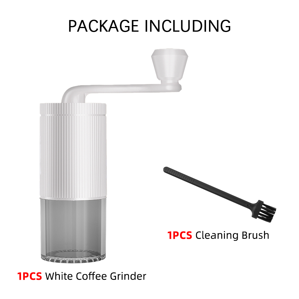 ミニコーヒー豆グラインダー 手動調整可能設定 超携帯型円錐バ - Burr Hand Grinder のレビューと価格