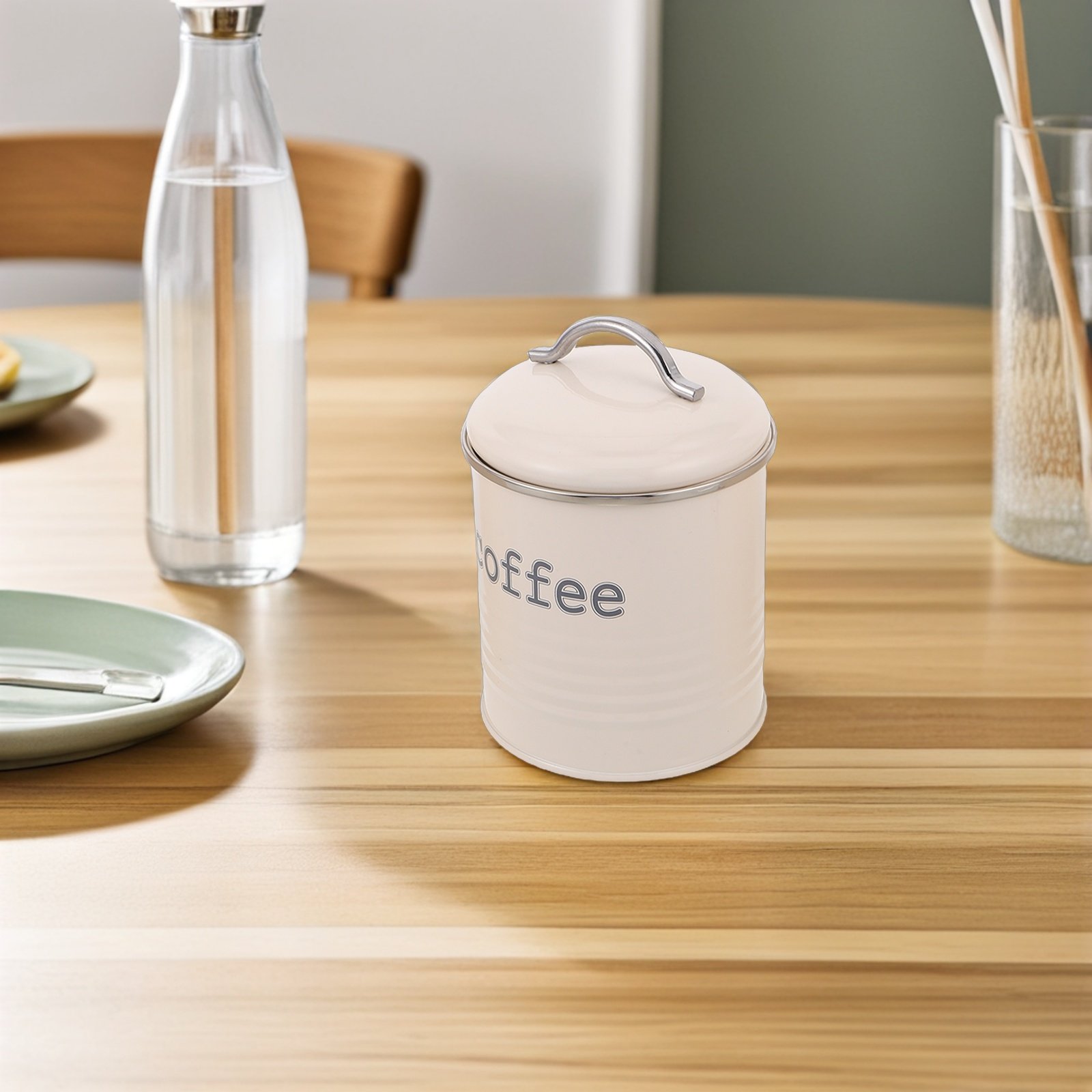 3個セット 密閉コーヒー豆容器セット 気密茶葉砂糖キャニスタ - Coffee Tea Sugar のレビューと価格